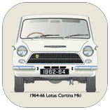 Lotus Cortina MkI 1962-64 (pre-airflow) Coaster 1